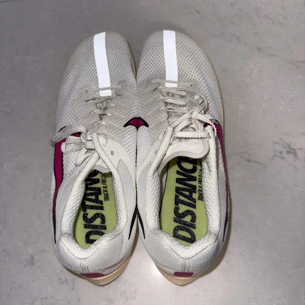 NEW Nike Zoom Rival Distance Running Track & Field- White W Size 11 Yes SPIKES